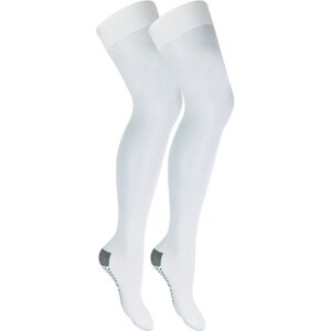 Medalin Saphena - 2 Pack Thigh High Anti-Embolism Stockings - White Medalin Saphena - 2 Pack Thigh High Anti-Embolism Stockings - White