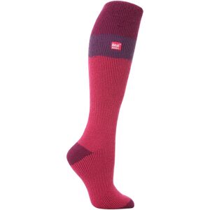 Heat Holders Womens Ladies 2.3 Tog Extra Long Knee High Skiing Thermal Ski Socks - Fuchsia Cotton - Size Uk 4-6.5 Heat Holders Womens Ladies 2.3 Tog Extra Long Knee High Skiing Thermal Ski Socks - Fuchsia Cotton - Size Uk 4-6.5
