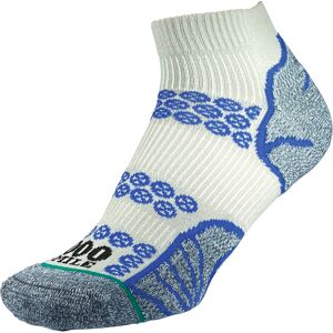 1000 Mile Socks Womens - Ladies Lite Anklet Double Layer Running - Silver / Royal Blue Nylon - Size Uk 3-6 1000 Mile Socks Womens - Ladies Lite Anklet Double Layer Running - Silver / Royal Blue Nylon - Size Uk 3-6
