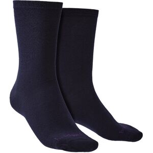 Bridgedale Unisex - 2 Pack Liner Base Layer Boot Socks - Navy Nylon - Size Uk 9-11 Bridgedale Unisex - 2 Pack Liner Base Layer Boot Socks - Navy Nylon - Size Uk 9-11