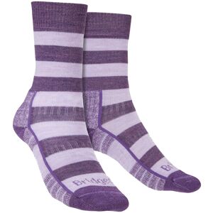 Bridgedale - Womens Hiking Lightweight Merino Socks - Lilac / Purple Merino Wool - Size 7-8.5 (Uk Shoe) Bridgedale - Womens Hiking Lightweight Merino Socks - Lilac / Purple Merino Wool - Size 7-8.5 (Uk Shoe)