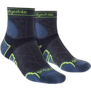 Bridgedale - Mens Running Lightweight Merino Wool Socks - Blue - Size Uk 12-15 Bridgedale - Mens Running Lightweight Merino Wool Socks - Blue - Size Uk 12-15