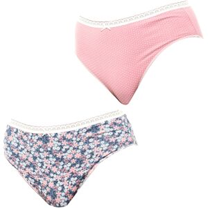 Janira Womens Pack Of 2 Brislip Coquettes Cotton Panties Jpb3 Women - Multicolour - Size Large Janira Womens Pack Of 2 Brislip Coquettes Cotton Panties Jpb3 Women - Multicolour - Size Large