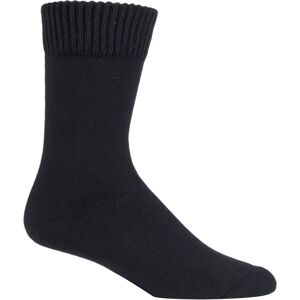 Iomi - Unisex Extra Wide Thermal Oedema Socks For Swollen Legs & Feet - Black Cotton - Size 6.5-8 (Uk Shoe) Iomi - Unisex Extra Wide Thermal Oedema Socks For Swollen Legs & Feet - Black Cotton - Size 6.5-8 (Uk Shoe)