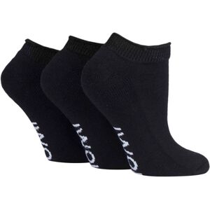 Iomi Mens - 3 Pairs Cushioned Trainer Diabetic Socks For Swollen Feet And Ankles - Black Cotton - Size 6.5-8 (Uk Shoe) Iomi Mens - 3 Pairs Cushioned Trainer Diabetic Socks For Swollen Feet And Ankles - Black Cotton - Size 6.5-8 (Uk Shoe)