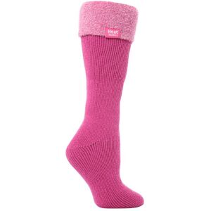 Heat Holders Womens Ladies Thermal Wellington Boot Socks Pink - UK 4-6.5 - Thermal Type Heat Holders Womens Ladies Thermal Wellington Boot Socks Pink - UK 4-6.5 - Thermal Type