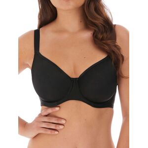 Fantasie Womens Smoothing Moulded Balcony Bra - Black Polyamide - Size 40f Fantasie Womens Smoothing Moulded Balcony Bra - Black Polyamide - Size 40f