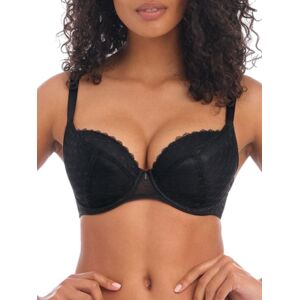Freya Womens Signature Padded Plunge Bra - Black Nylon - Size 32dd Freya Womens Signature Padded Plunge Bra - Black Nylon - Size 32dd