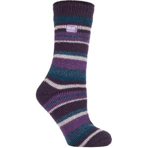 Heat Holders Womens - Ladies 2.3 Tog Luxury Thick Thermal Socks For Winter - Purple Nylon - Size 4-6.5 (Uk Shoe) Heat Holders Womens - Ladies 2.3 Tog Luxury Thick Thermal Socks For Winter - Purple Nylon - Size 4-6.5 (Uk Shoe)