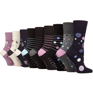 Gentle Grip Womens 9 Pack Bamboo Socks Ladies Gentle Grip Womens 9 Pack Bamboo Socks Ladies