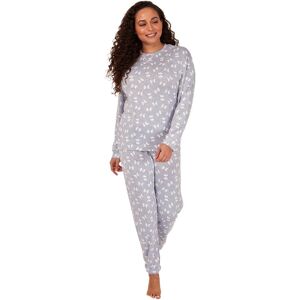 Marlon Womens Penguin Print Long Sleeve Pyjama Set - Blue - Size Medium Marlon Womens Penguin Print Long Sleeve Pyjama Set - Blue - Size Medium