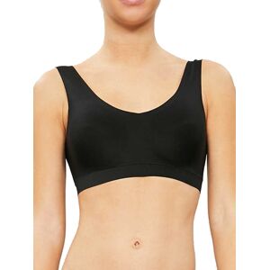 Chantelle Womens Softstretch V-Neck Jersey Crop Top - Black Polyamide - Size Medium/large Chantelle Womens Softstretch V-Neck Jersey Crop Top - Black Polyamide - Size Medium/large
