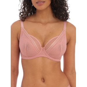 Freya Womens Tailored High Apex Plunge Bra - Love Potion - Pink Nylon - Size 34d Freya Womens Tailored High Apex Plunge Bra - Love Potion - Pink Nylon - Size 34d