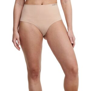 Chantelle Womens Smooth Comfort Sculpting High Waist Thong - Beige Polyamide - Size X-Large Chantelle Womens Smooth Comfort Sculpting High Waist Thong - Beige Polyamide - Size X-Large
