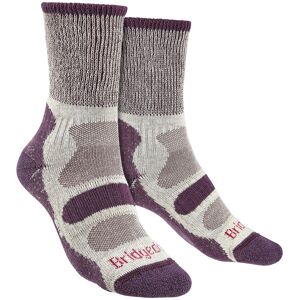 Bridgedale - Womens Hiking Lightweight Cotton Boot Socks - Plum - Purple - Size 7-8.5 (Uk Shoe) Bridgedale - Womens Hiking Lightweight Cotton Boot Socks - Plum - Purple - Size 7-8.5 (Uk Shoe)