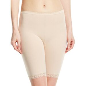 Sloggi Womens Basic+ Long Briefs - Beige Cotton - Size Medium Sloggi Womens Basic+ Long Briefs - Beige Cotton - Size Medium
