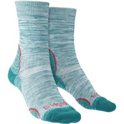 Bridgedale Womens Hiking Socks - Teal - Size 3-4.5 - Hiking Socks Bridgedale Womens Hiking Socks - Teal - Size 3-4.5 - Hiking Socks