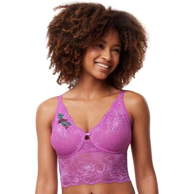 Triumph Womens 10214454 Amourette Charm Bustier - Pink Elastane - Size 34b Triumph Womens 10214454 Amourette Charm Bustier - Pink Elastane - Size 34b
