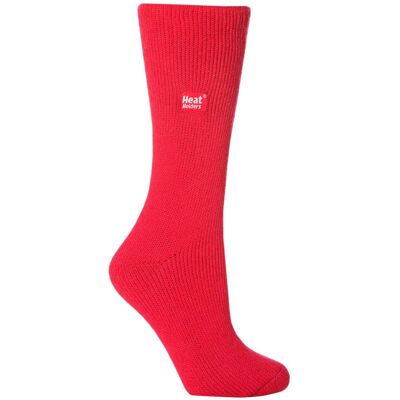 Heat Holders Womens - Ladies Plain Winter Warm Thermal Socks - Red - UK 4-6.5 Heat Holders Womens - Ladies Plain Winter Warm Thermal Socks - Red - UK 4-6.5