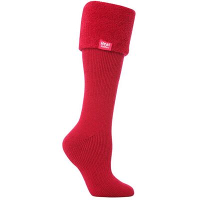 Heat Holders Womens Thermal Wellington Boot Socks - Red - UK 4-6.5 Heat Holders Womens Thermal Wellington Boot Socks - Red - UK 4-6.5