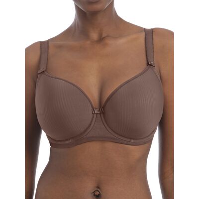 Freya Womens Idol Moulded Balcony Bra - Brown Polyamide - Size 38e Freya Womens Idol Moulded Balcony Bra - Brown Polyamide - Size 38e