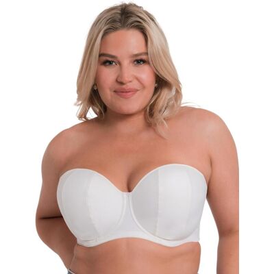 Curvy Kate Womens Ck2601 Luxe-Updated Strapless Bra - Ivory - Size 36g Curvy Kate Womens Ck2601 Luxe-Updated Strapless Bra - Ivory - Size 36g