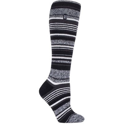Heat Holders Womens Lite - Ladies Thin Extra Long Thermal Socks - Black Nylon - Size Uk 4-6.5 Heat Holders Womens Lite - Ladies Thin Extra Long Thermal Socks - Black Nylon - Size Uk 4-6.5