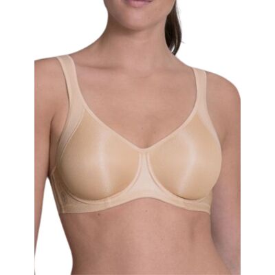Anita Womens Momentum Underwired Sports Bra - Beige Polyamide - Size 30g Anita Womens Momentum Underwired Sports Bra - Beige Polyamide - Size 30g