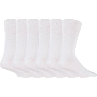 Iomi White Cotton Diabetic Socks - Size 6-11 UK Iomi White Cotton Diabetic Socks - Size 6-11 UK