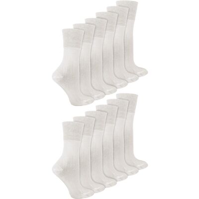 Iomi - 12 Pair Multipack Ladies Diabetic Bamboo Socks Iomi - 12 Pair Multipack Ladies Diabetic Bamboo Socks