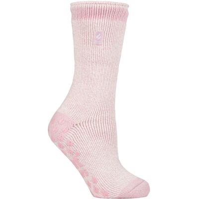 Heat Holders Womens Pink Thermal Non-Slip Slipper Socks - Winter Wear Heat Holders Womens Pink Thermal Non-Slip Slipper Socks - Winter Wear