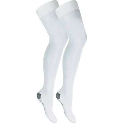 Medalin Saphena - 2 Pack Anti-Embolism Stockings White XL Medalin Saphena - 2 Pack Anti-Embolism Stockings White XL