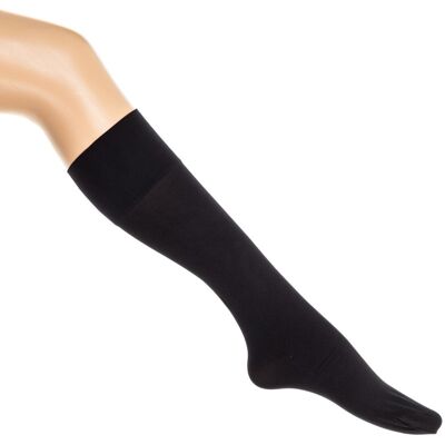 Vignoni Womens Pack-6 Mini Opac Stockings - Black Vignoni Womens Pack-6 Mini Opac Stockings - Black