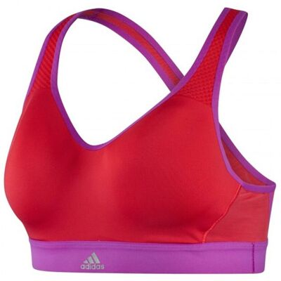 Adidas Supernova Sports Bra XS - Red - Womens Gym Crop Top Adidas Supernova Sports Bra XS - Red - Womens Gym Crop Top