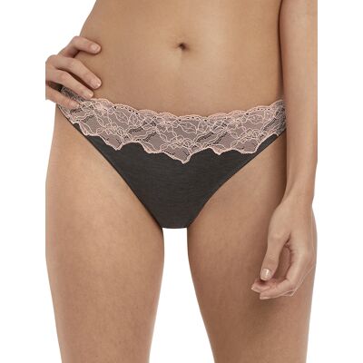 Freya Womens Chi Thong Charcoal - Grey Nylon - Size Small Freya Womens Chi Thong Charcoal - Grey Nylon - Size Small