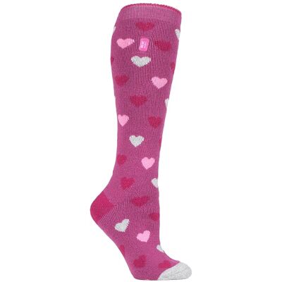Heat Holders Womens Lite - Ladies Thin Extra Long Thermal Socks - Pink Nylon - Size Uk 4-6.5 Heat Holders Womens Lite - Ladies Thin Extra Long Thermal Socks - Pink Nylon - Size Uk 4-6.5