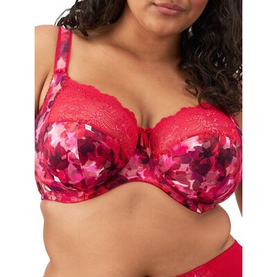 Elomi Womens Morgan Full Cup Bra - Red Polyamide - Size 46dd Elomi Womens Morgan Full Cup Bra - Red Polyamide - Size 46dd