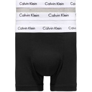 Calvin Klein Mens Cotton 3 Pack Boxers - Black - Size Medium