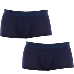 Bikkembergs Mens Pack-2 Boxers Fashion Bamboo Bkk1utr03bi Man - Blue Rubber - Size Medium