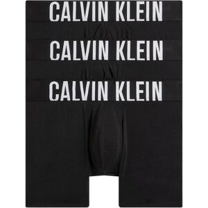 Calvin Klein Mens Underwear 3 Pack Boxer Briefs Intense Power Comfort Cotton - Black - Size Small