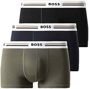 Hugo Boss Black Mens 3 Pack Trunk Revive Green/black/navy - Multicolour - Size 2xl
