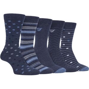 Farah - 5 Pack Mens Thin Breathable Classic Polka Dot Patterned Soft Top Cotton Dress Socks - Fcs273dentel (Polka Dot) - Multicolour - Size Uk 6-11 Farah - 5 Pack Mens Thin Breathable Classic Polka Dot Patterned Soft Top Cotton Dress Socks - Fcs273dentel (Polka Dot) - Multicolour - Size Uk 6-11