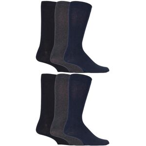 Sock Snob Mens 6 Pack Colourful Striped Patterned Dress Cotton Socks In 7 Styles - Grey - Size Uk 6-11 Sock Snob Mens 6 Pack Colourful Striped Patterned Dress Cotton Socks In 7 Styles - Grey - Size Uk 6-11