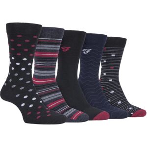 Farah - 5 Pack Mens Thin Breathable Classic Polka Dot Patterned Soft Top Cotton Dress Socks - Fcs273blkber (Polka Dot) - Multicolour - Size Uk 6-11 Farah - 5 Pack Mens Thin Breathable Classic Polka Dot Patterned Soft Top Cotton Dress Socks - Fcs273blkber (Polka Dot) - Multicolour - Size Uk 6-11