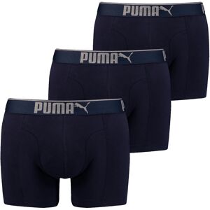 Puma Mens Lifestyle Sueded Cotton Boxer Shorts Pants 3 Pack 907268 05 - Navy - Size Small Puma Mens Lifestyle Sueded Cotton Boxer Shorts Pants 3 Pack 907268 05 - Navy - Size Small