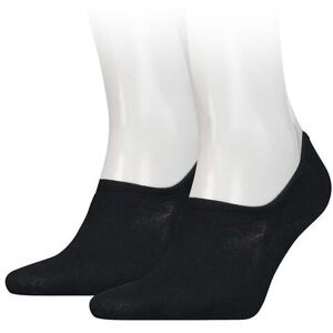 Tommy Hilfiger 2 Pack Mens Footie Socks - Black Fabric - Size Uk 6-8 Tommy Hilfiger 2 Pack Mens Footie Socks - Black Fabric - Size Uk 6-8
