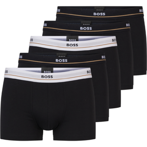 Boss 5 Pack Mens Trunk - Black Cotton - Size Large Boss 5 Pack Mens Trunk - Black Cotton - Size Large