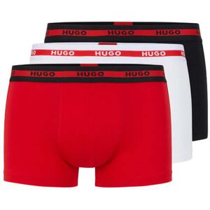 Hugo 3 Pack Mens Cotton Planet Trunk - Multicolour - Size Large Hugo 3 Pack Mens Cotton Planet Trunk - Multicolour - Size Large