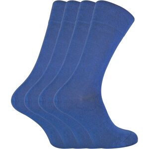 Sock Snob Womens - 4 Pairs Bamboo Thin Super Soft Suit Socks For Men & Women - Blue Nylon - Size Uk 4-6.5 Sock Snob Womens - 4 Pairs Bamboo Thin Super Soft Suit Socks For Men & Women - Blue Nylon - Size Uk 4-6.5