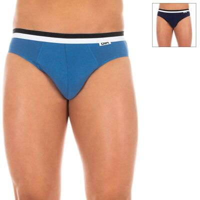 Dim Mens Pack-2 Slips Unno Basic Breathable Fabric D05h1 Man - Blue - Size 2xl Dim Mens Pack-2 Slips Unno Basic Breathable Fabric D05h1 Man - Blue - Size 2xl